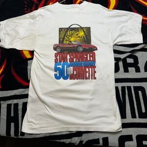 2002 Corvette Funfest 50 Year Anniversary Tee Size Large